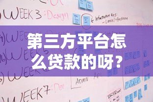 第三方平台怎么贷款的呀？一文详解申请流程与注意事项