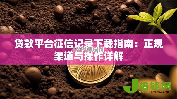 贷款平台征信记录下载指南:正规渠道与操作详解 贷款平台征信记录下载指南:正规渠道与操作详解