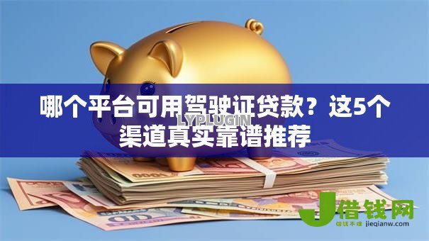 哪个平台可用驾驶证贷款？这5个渠道真实靠谱推荐