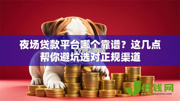 夜场贷款平台哪个靠谱？这几点帮你避坑选对正规渠道