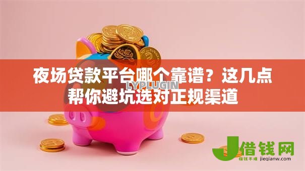 夜场贷款平台哪个靠谱？这几点帮你避坑选对正规渠道