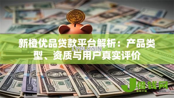 新橙优品贷款平台解析：产品类型、资质与用户真实评价