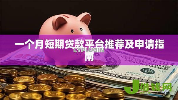 一个月短期贷款平台推荐及申请指南 一个月短期贷款平台推荐及申请指南