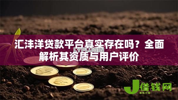 汇沣洋贷款平台真实存在吗?全面解析其资质与用户评价 汇沣洋贷款平台真实存在吗?全面解析其资质与用户评价