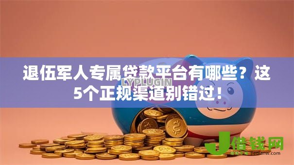 退伍军人专属贷款平台有哪些？这5个正规渠道别错过！