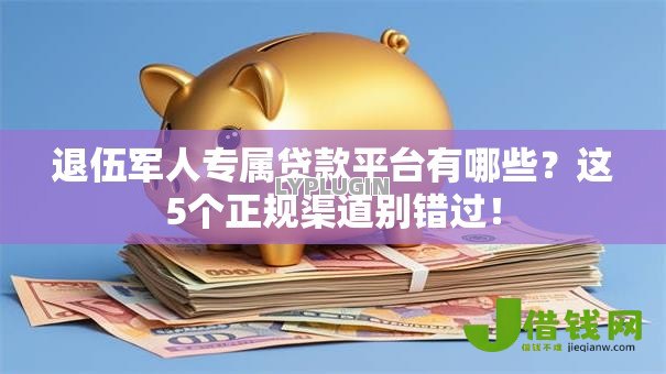 退伍军人专属贷款平台有哪些？这5个正规渠道别错过！
