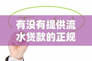 有没有提供流水贷款的正规平台?这10个渠道值得了解 有没有提供流水贷款的正规平台?这10个渠道值得了解