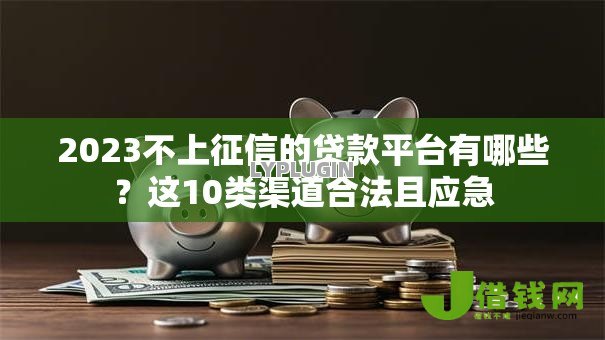 2023不上征信的贷款平台有哪些？这10类渠道合法且应急