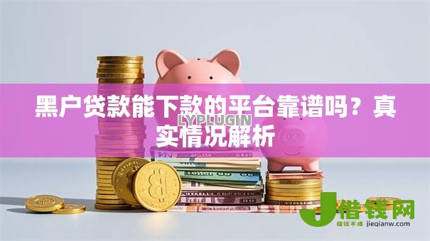 黑户贷款能下款的平台靠谱吗?真实情况解析 黑户贷款能下款的平台靠谱吗?真实情况解析