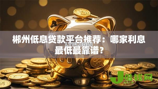 郴州低息贷款平台推荐：哪家利息最低最靠谱？