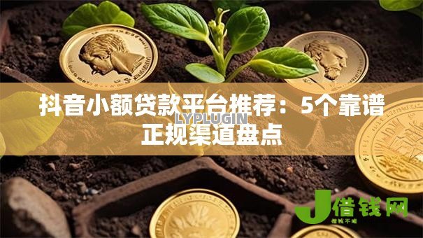 抖音小额贷款平台推荐：5个靠谱正规渠道盘点