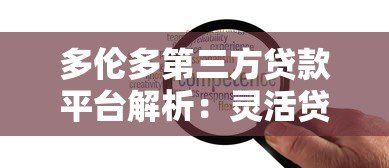 多伦多第三方贷款平台解析:灵活贷款方案与避坑指南 多伦多第三方贷款平台解析:灵活贷款方案与避坑指南