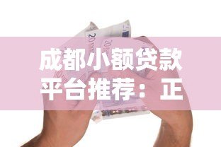 成都小额贷款平台推荐：正规低息5000元以内借款渠道