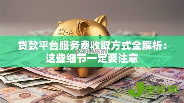贷款平台服务费收取方式全解析:这些细节一定要注意 贷款平台服务费收取方式全解析:这些细节一定要注意