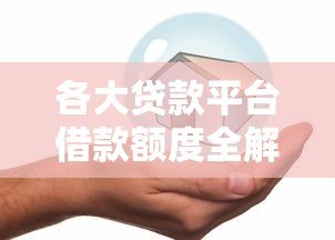 各大贷款平台借款额度全解析:你能贷多少? 各大贷款平台借款额度全解析:你能贷多少?