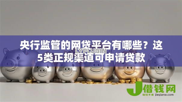 央行监管的网贷平台有哪些?这5类正规渠道可申请贷款 央行监管的网贷平台有哪些?这5类正规渠道可申请贷款