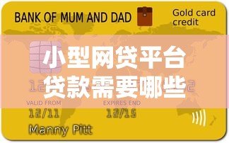 小型网贷平台贷款需要哪些手续?一文详解申请流程与材料准备 小型网贷平台贷款需要哪些手续?一文详解申请流程与材料准备