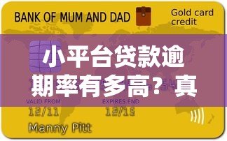 小平台贷款逾期率有多高？真实数据揭示不为人知的风险