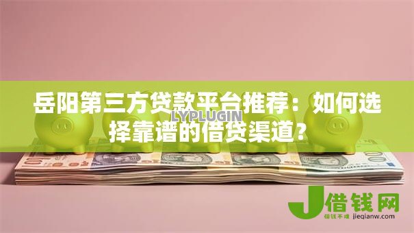 岳阳第三方贷款平台推荐：如何选择靠谱的借贷渠道？