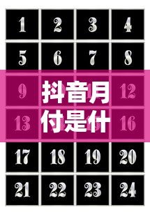 抖音月付是什么贷款平台？额度、利息及使用全解析