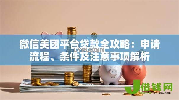 微信美团平台贷款全攻略：申请流程、条件及注意事项解析