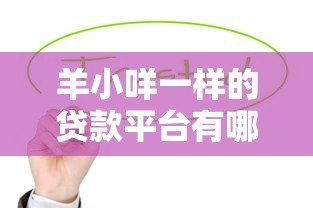 羊小咩一样的贷款平台有哪些？这5个正规靠谱渠道值得推荐！