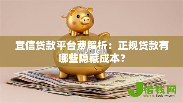 宜信贷款平台费解析:正规贷款有哪些隐藏成本? 宜信贷款平台费解析:正规贷款有哪些隐藏成本?