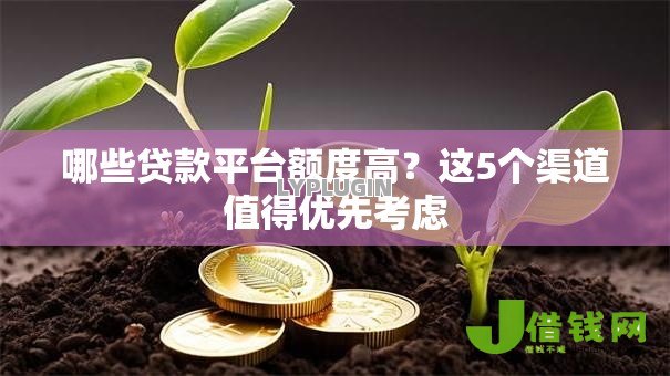 哪些贷款平台额度高?这5个渠道值得优先考虑 哪些贷款平台额度高?这5个渠道值得优先考虑