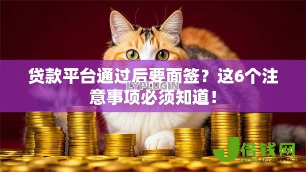 贷款平台通过后要面签？这6个注意事项必须知道！
