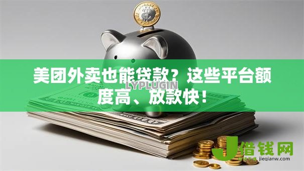 美团外卖也能贷款?这些平台额度高、放款快! 美团外卖也能贷款?这些平台额度高、放款快!