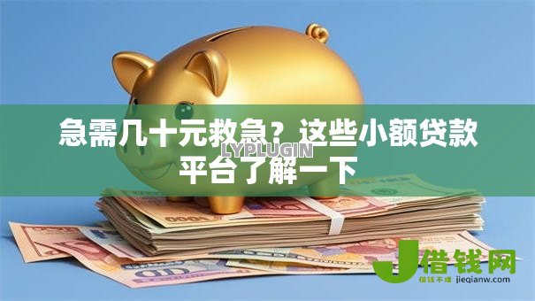 急需几十元救急?这些小额贷款平台了解一下 急需几十元救急?这些小额贷款平台了解一下
