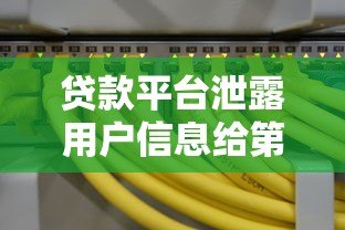 贷款平台泄露用户信息给第三方?这五大风险你一定要知道 贷款平台泄露用户信息给第三方?这五大风险你一定要知道