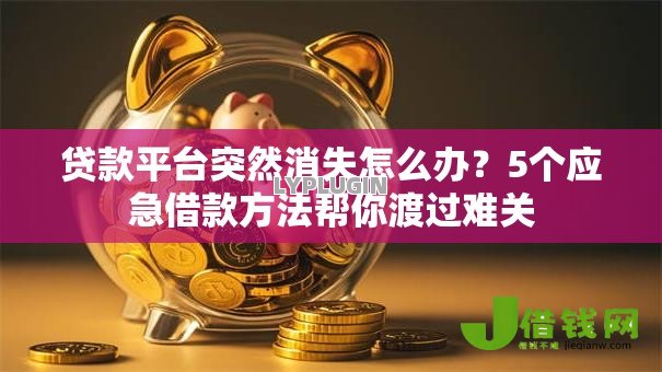 贷款平台突然消失怎么办?5个应急借款方法帮你渡过难关 贷款平台突然消失怎么办?5个应急借款方法帮你渡过难关