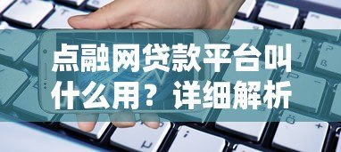 点融网贷款平台叫什么用？详细解析产品特点、申请流程及用户评价