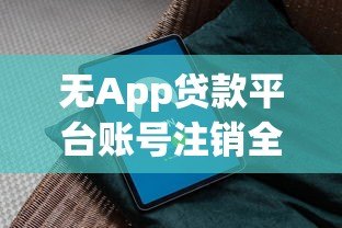 无App贷款平台账号注销全流程指南 无App贷款平台账号注销全流程指南