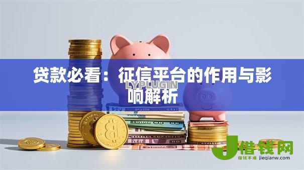 贷款必看:征信平台的作用与影响解析 贷款必看:征信平台的作用与影响解析