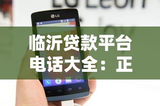 临沂贷款平台电话大全:正规机构联系方式一览 临沂贷款平台电话大全:正规机构联系方式一览