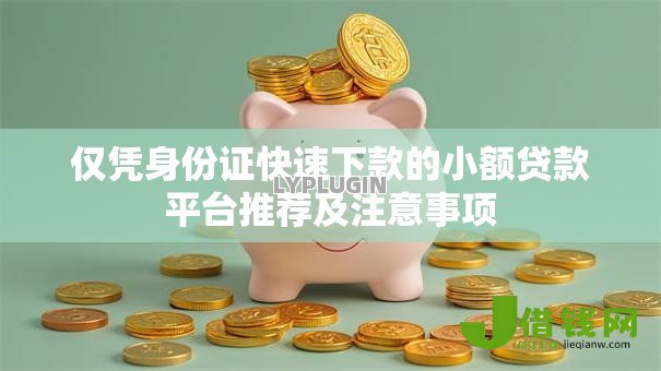 仅凭身份证快速下款的小额贷款平台推荐及注意事项 仅凭身份证快速下款的小额贷款平台推荐及注意事项