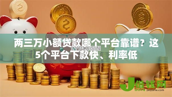 两三万小额贷款哪个平台靠谱?这5个平台下款快、利率低 两三万小额贷款哪个平台靠谱?这5个平台下款快、利率低