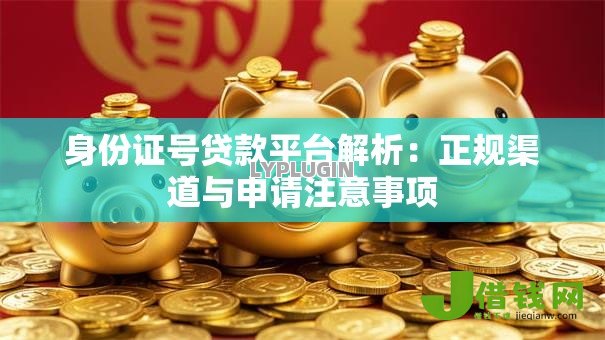 身份证号贷款平台解析：正规渠道与申请注意事项