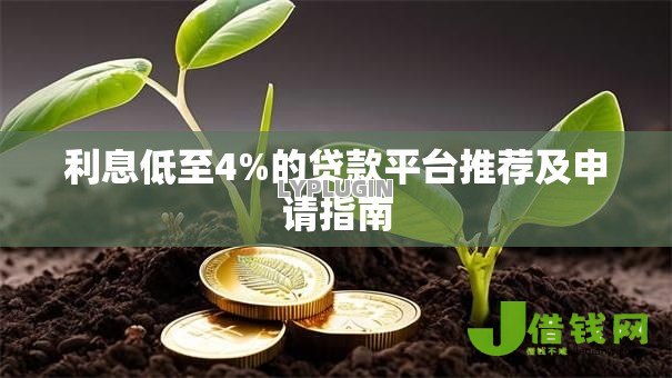 利息低至4%的贷款平台推荐及申请指南