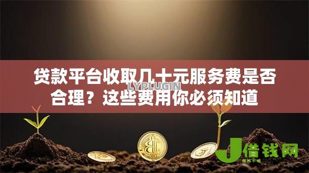 贷款平台收取几十元服务费是否合理？这些费用你必须知道