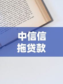 中信信拖贷款平台解析：产品背景、申请条件及使用指南