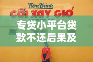 专贷小平台贷款不还后果及应对指南 专贷小平台贷款不还后果及应对指南