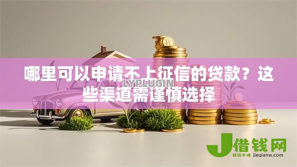 哪里可以申请不上征信的贷款？这些渠道需谨慎选择