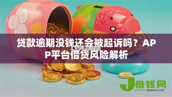 贷款逾期没钱还会被起诉吗？APP平台借贷风险解析