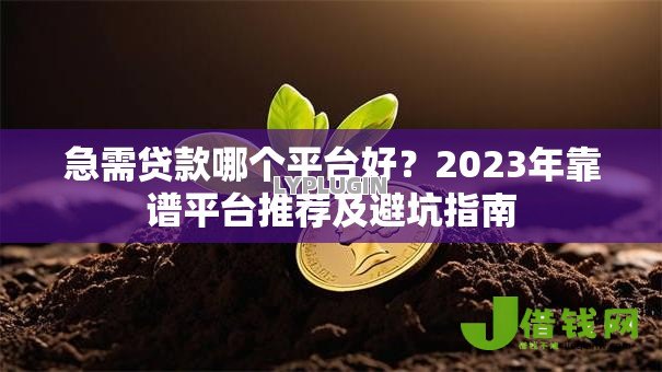 急需贷款哪个平台好？2023年靠谱平台推荐及避坑指南