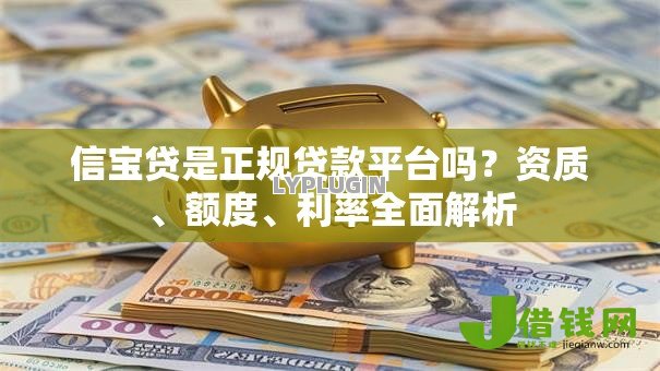 信宝贷是正规贷款平台吗?资质、额度、利率全面解析 信宝贷是正规贷款平台吗?资质、额度、利率全面解析