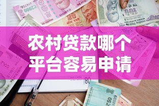 农村贷款哪个平台容易申请？这5个渠道通过率高