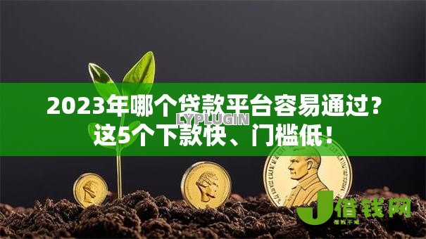 2023年哪个贷款平台容易通过？这5个下款快、门槛低！